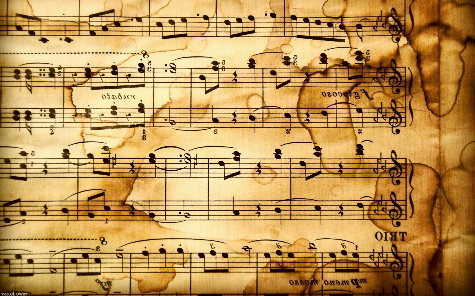 Die 61 Besten Musiknoten Hintergrundbilder