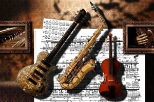 Musikinstrumente Hintergrundbilder