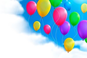 Bunten Luftballons Hintergrundbilder